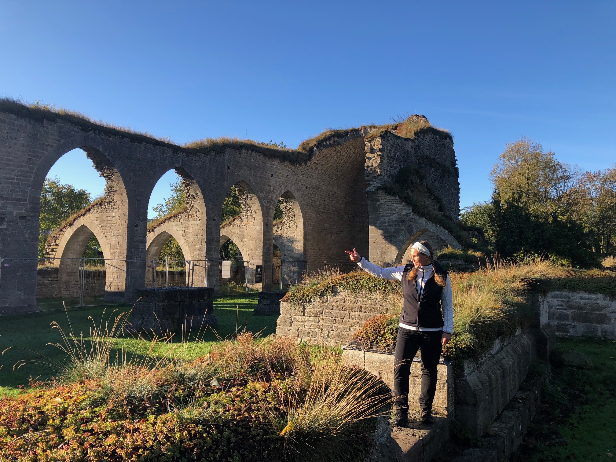 Guidning av Wettersagar i Alvastra klosterruin